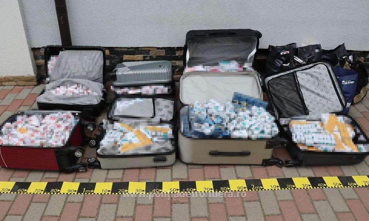 Peste 98.000 de țigarete de contrabandă au fost interceptate la Calafat în urma unei acțiuni Blitz
