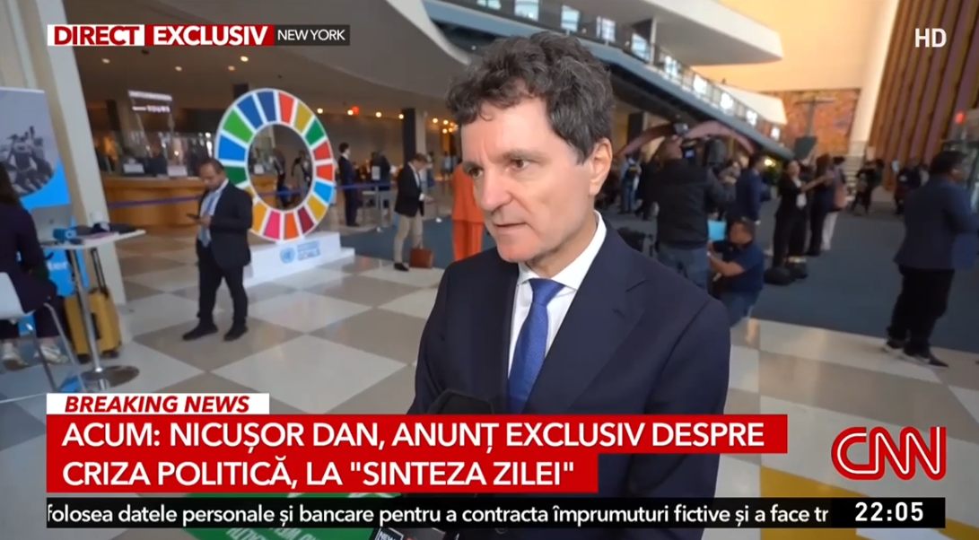 Nicușor Dan oferă detalii despre discuția scurtă cu Donald Trump la New York