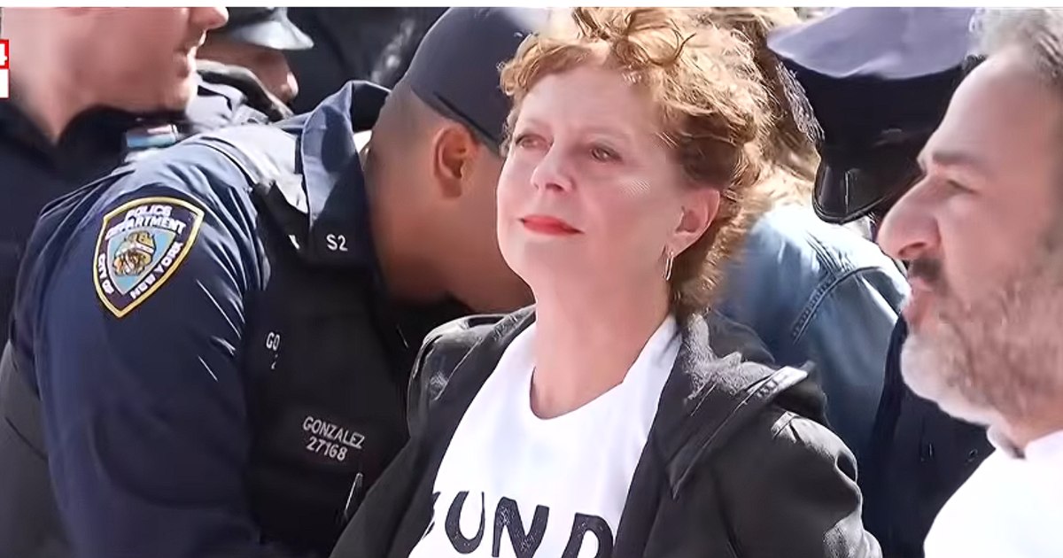 Susan Sarandon a fost reținută de poliția din New York în timpul unui protest împotriva lui Benjamin Netanyahu