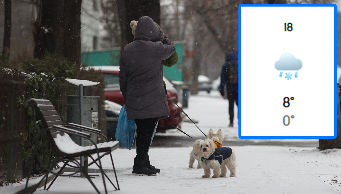 Prima ninsoare în București este deja anunțată pentru luna noiembrie, conform prognozei Accuweather
