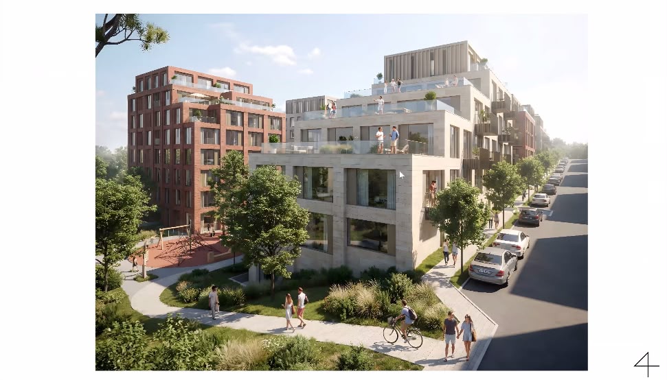 Proiect imobiliar masiv în Baciu respins de Comisia Tehnică a CJ Cluj: 306 apartamente în zonă de case