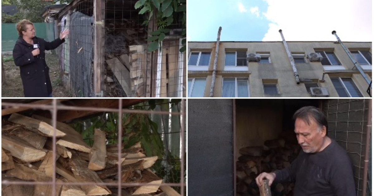 Viața la bloc cu sobe pe lemne în Calafat: localnicii se descurcă cu proviziile de căldură