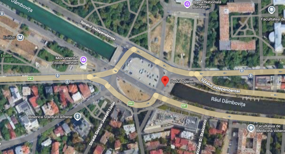 Proiect masiv pentru reabilitarea Podului Operei din București: investiție de peste 20 de milioane de euro