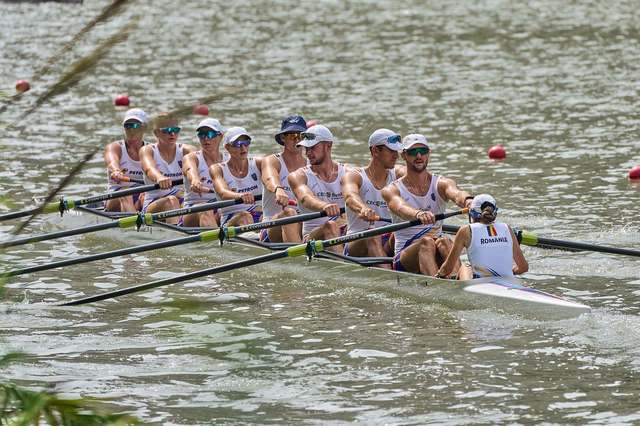 Rezultate la World Rowing Shanghai Sprints: Echipajul mixt de canotaj al României a ocupat locul 2