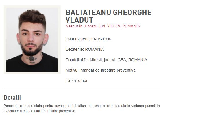 Suspectul în cazul uciderii femeii găsite în valiză pe râul Olt s-a predat în Elveția