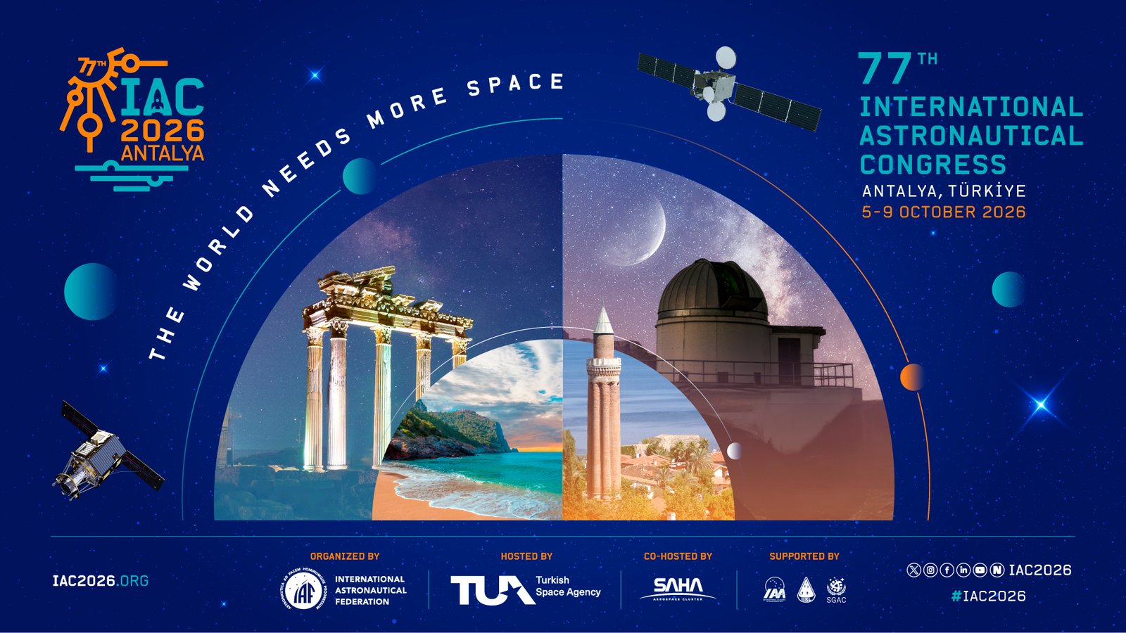 Antalya va găzdui Congresul Internațional de Astronautică în 2026