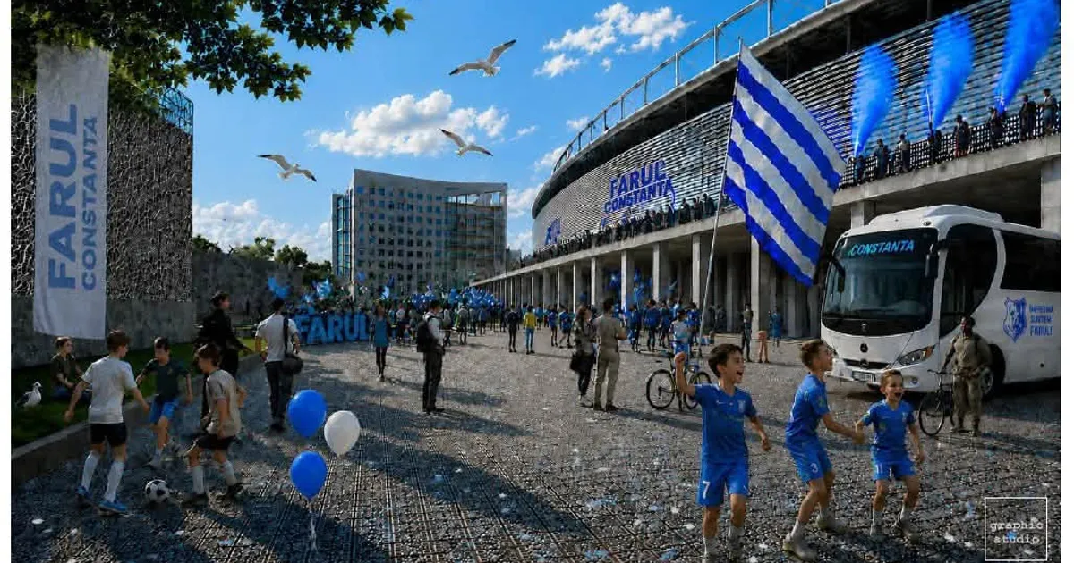 Construcția noului stadion „Gheorghe Hagi” din Constanța începe oficial în luna octombrie