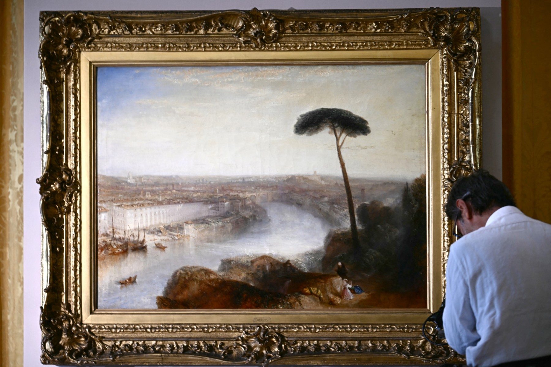 O operă rară a lui William Turner a fost expusă la Roma înainte de licitația de la Londra
