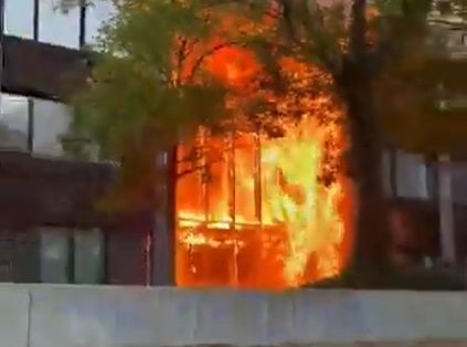 Incendiu la liceul Nelson Mandela din Franța, în timpul protestelor studențești