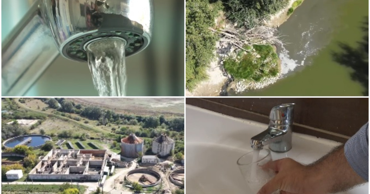 Locuitorii din Slobozia refuză să consume apa de la robinet din cauza culorii și a mirosului