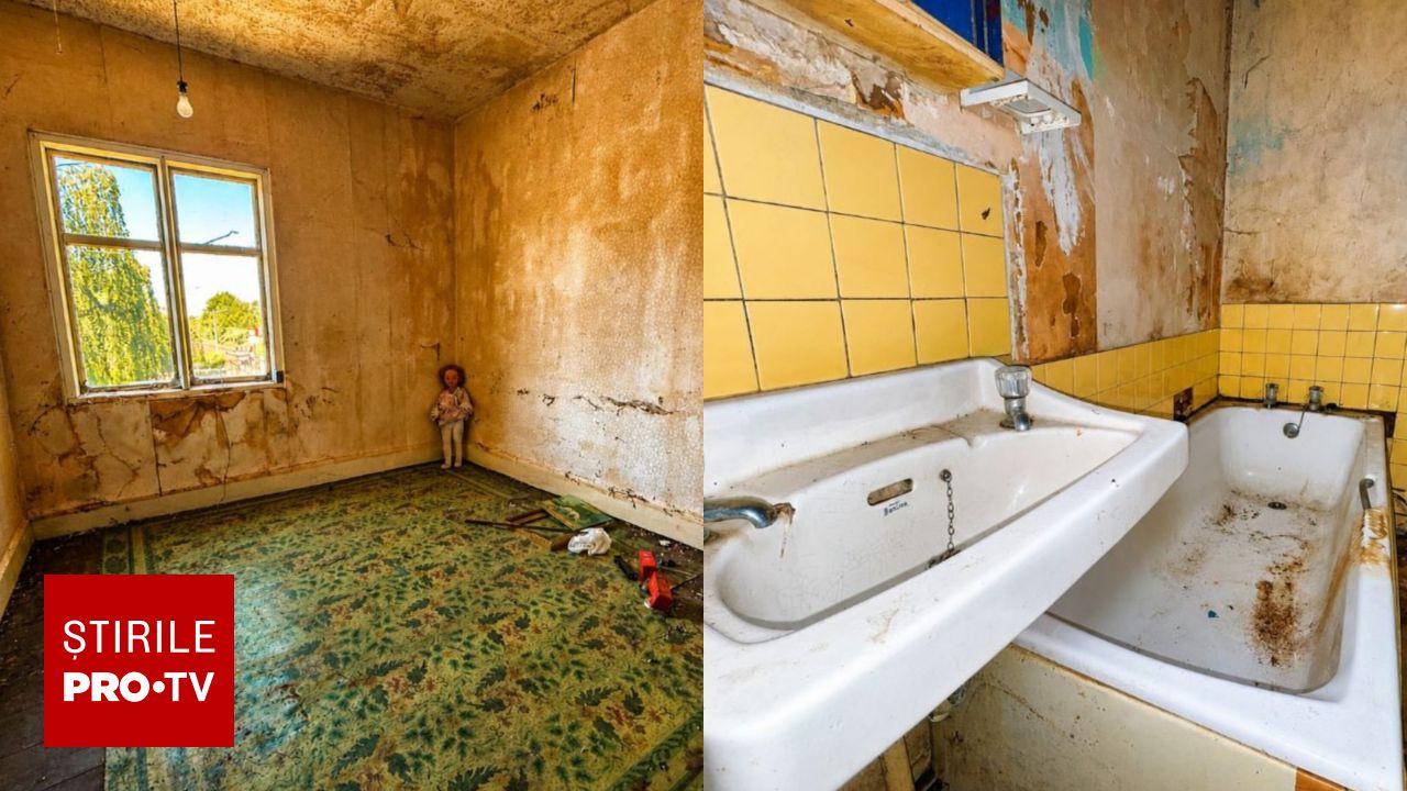 O locuință cu aspect de film horror este scoasă la vânzare pentru 88.000 de euro