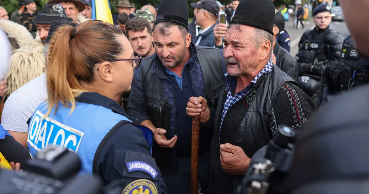 Protest de amploare în Piața Victoriei: Ciobanii au depus o listă de revendicări la Guvern