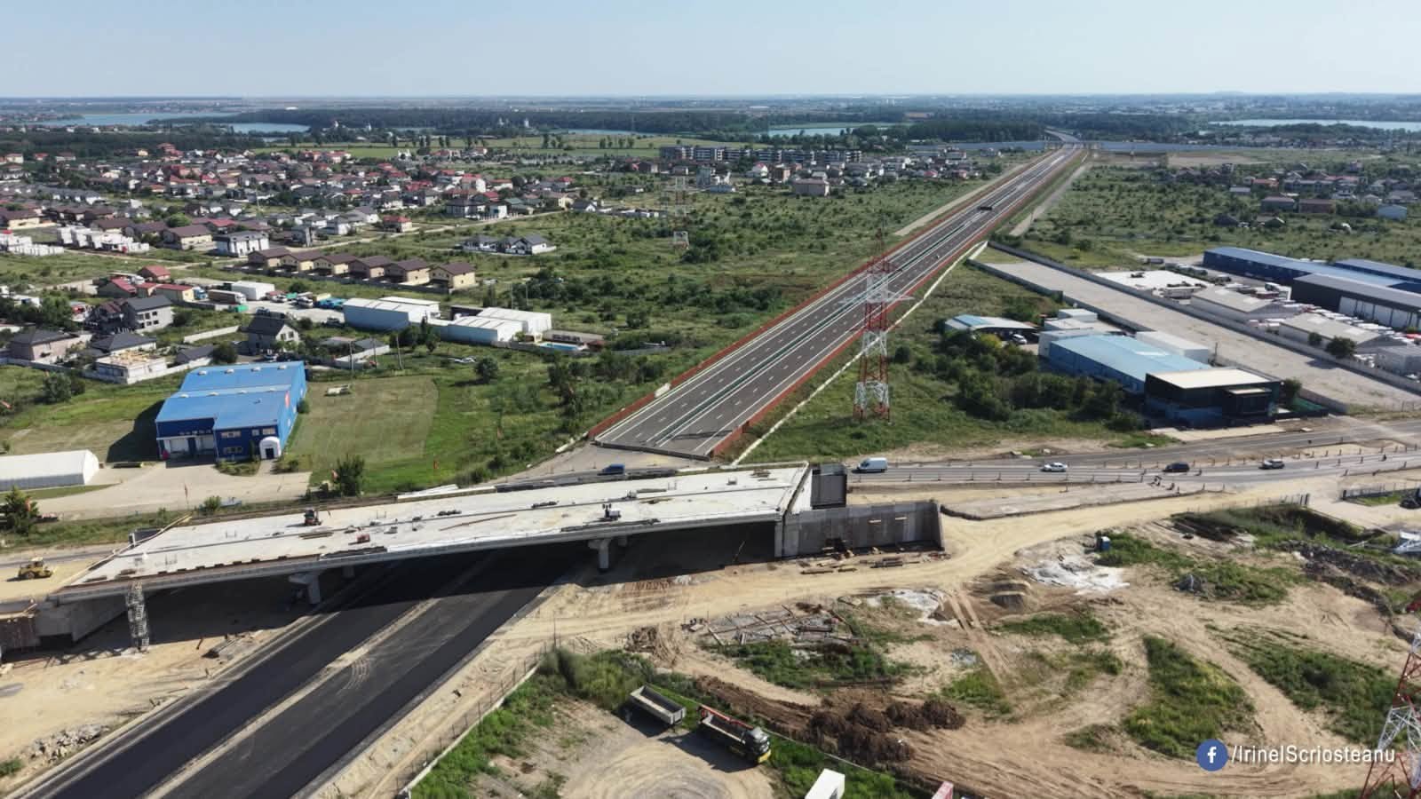 Autostrada de centură a Bucureștiului: Lotul 3 din A0 Nord este aproape finalizat