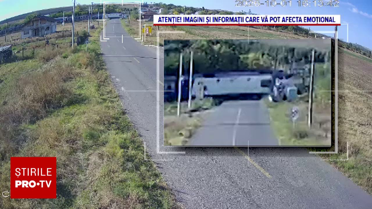 Tragedie în Galați: Patru persoane din aceeași familie au murit după ce un tren a lovit o dubă la o trecere la nivel
