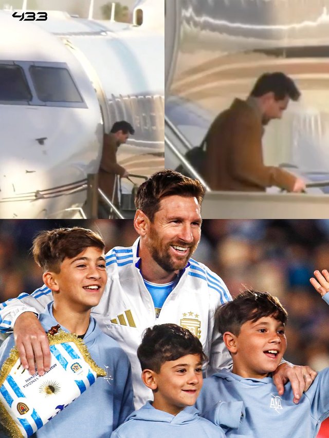 Lionel Messi a ajuns în Argentina pentru ultimul meci disputat sub culorile echipei naționale