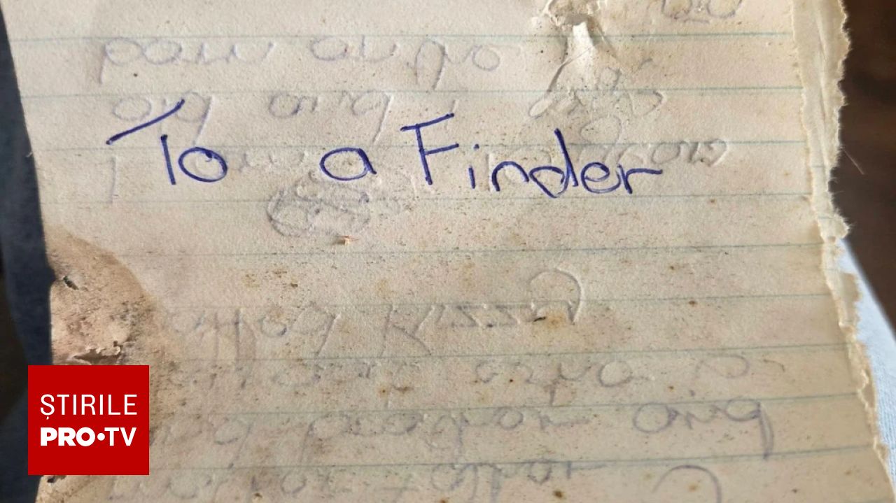 O scrisoare ascunsă de o fetiță în 1982 a fost descoperită după 44 de ani