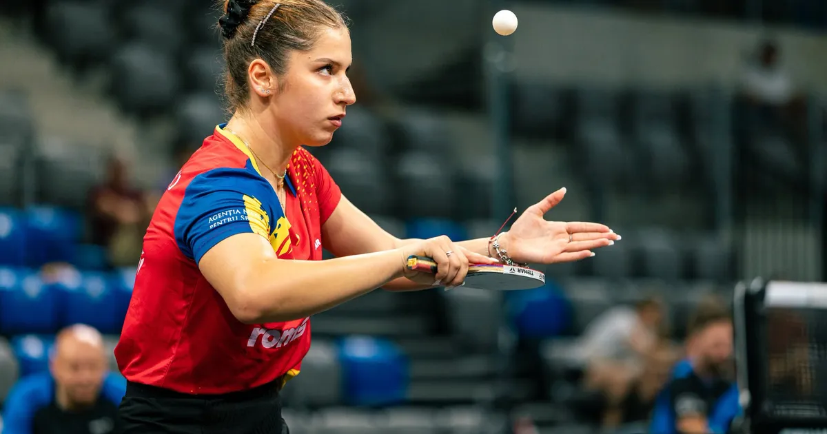 Performanțe în tenisul de masă: Bianca Mei-Roșu a obținut cinci victorii la Europe Youth Top 10