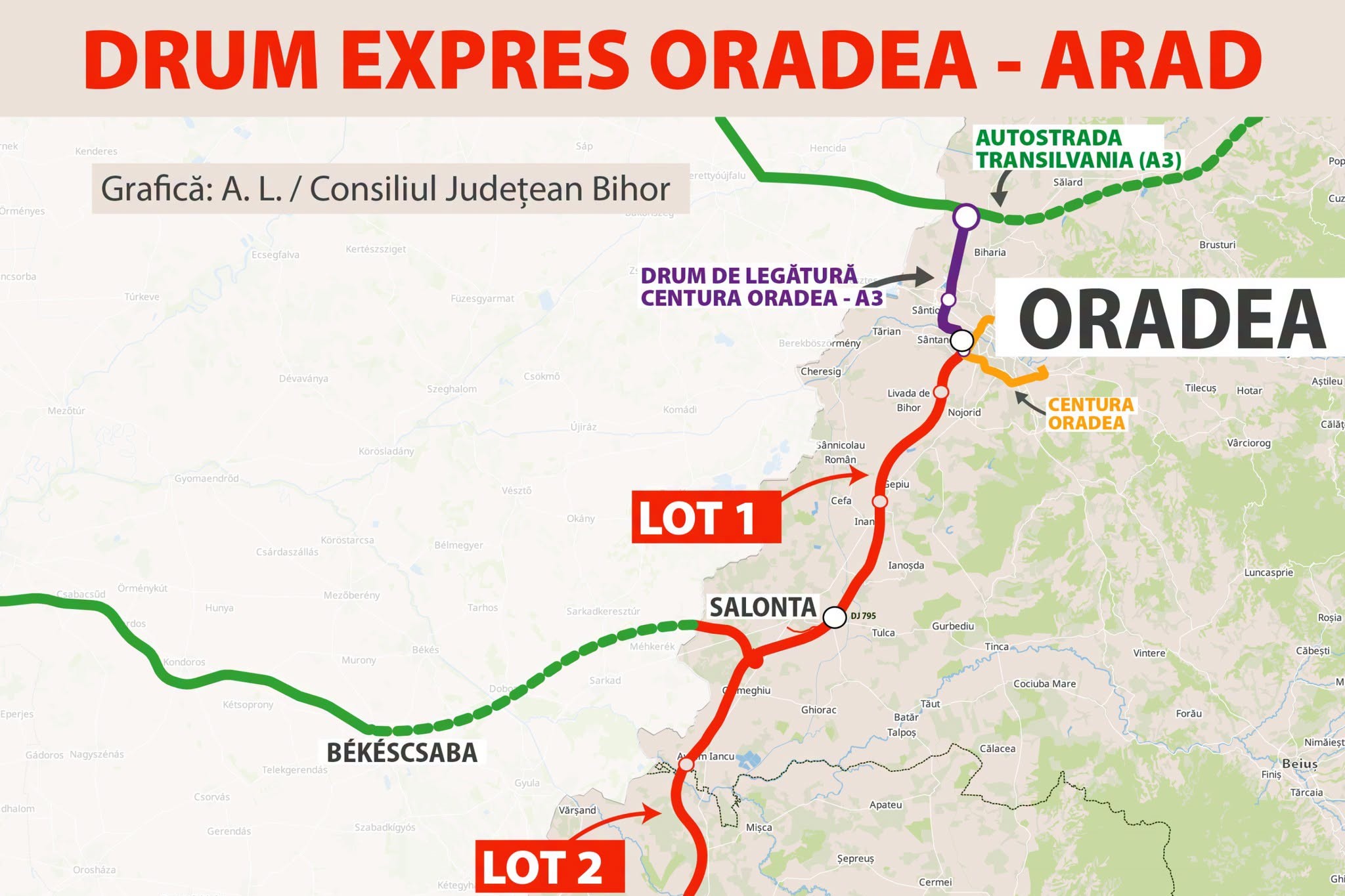 Încep lucrările pregătitoare pentru Drumul Expres Arad-Oradea la finalul lunii octombrie