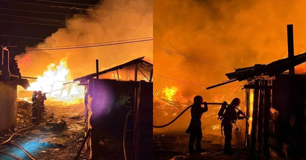 Incendiu violent în Baia Mare: flăcările au distrus mai multe locuințe improvizate în zona Craica