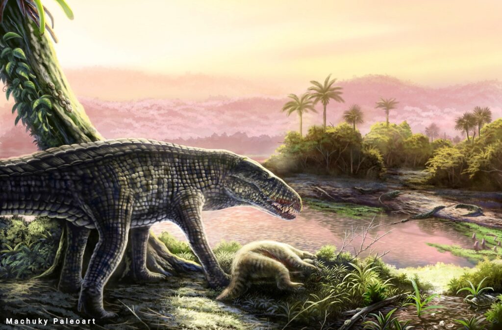 O nouă specie de crocodil de acum 45 de milioane de ani a fost identificată în piatra Sfinxului