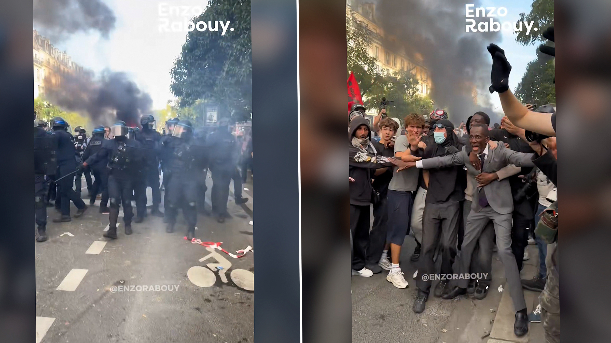 Primarul Bally Bagayoko s-a pus scut uman între jandarmi și elevi în suburbia Parisului