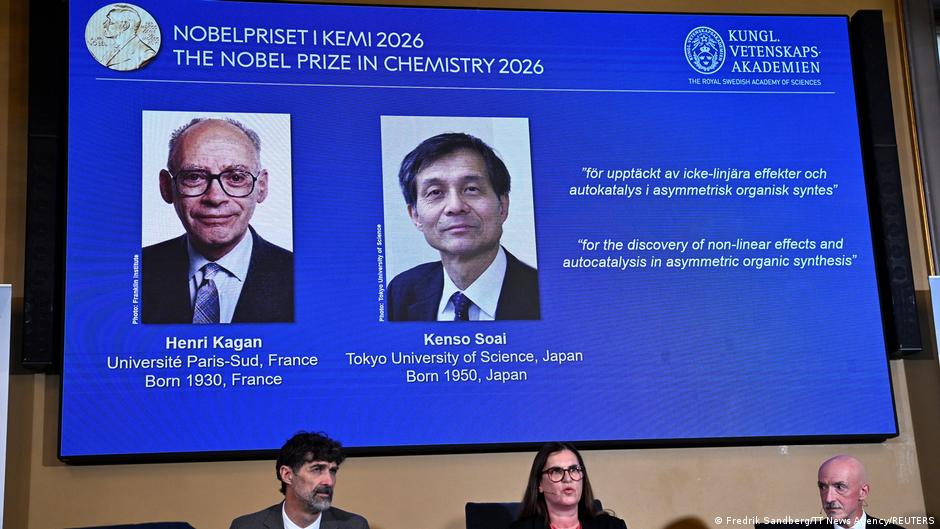 Cercetătorii Kenso Soai și Henri Kagan primesc Premiul Nobel pentru Chimie în 2026