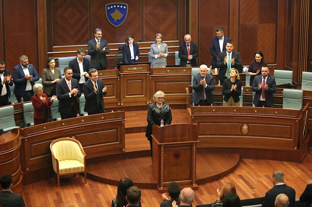 Justina Shiroka Pula a fost aleasă președintă în Kosovo după un compromis politic între guvern și opoziție