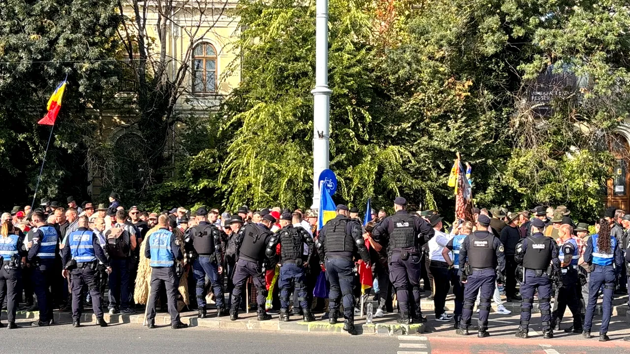 Alte zece persoane reținute în urma violențelor de la protestul fermierilor din Piața Victoriei