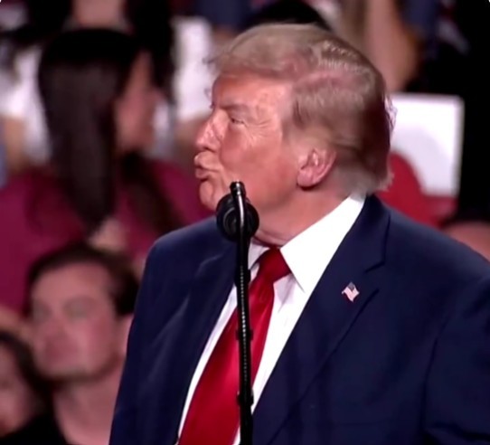Donald Trump a fost întrerupt de protestatari în timpul unui miting din Texas