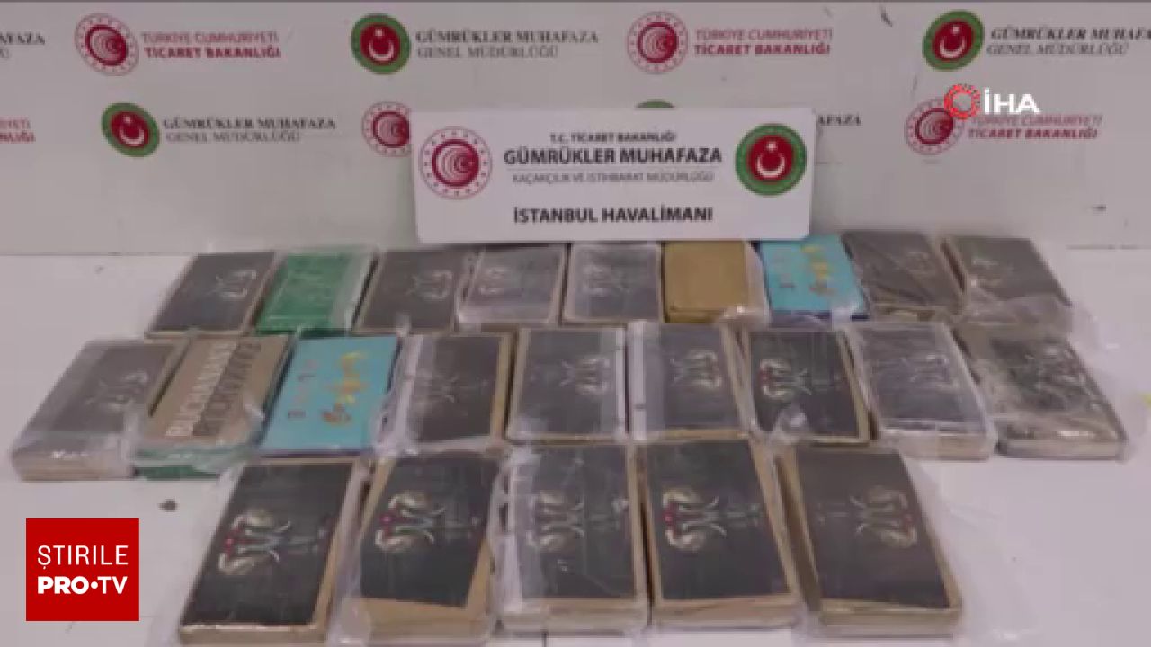 Confiscare masivă de cocaină pe aeroportul din Istanbul: un suspect a fugit în uniformă de pilot