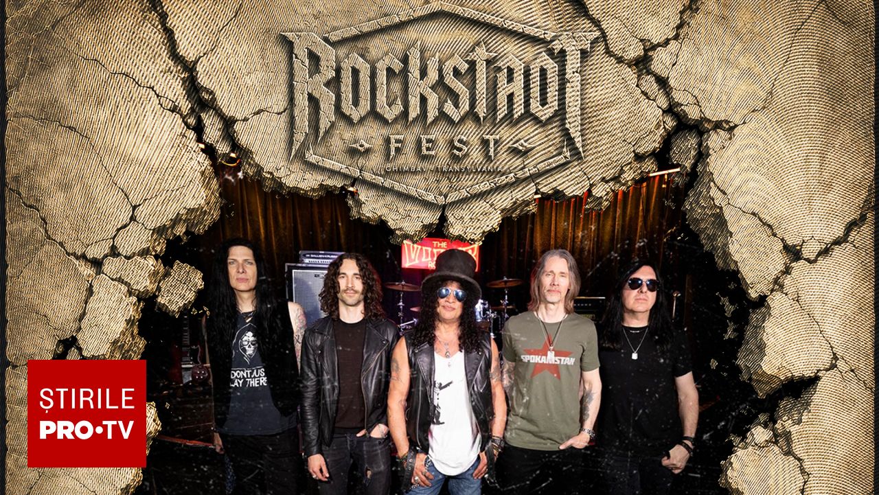 Slash, legendarul chitarist Guns N’ Roses, va fi headliner la Rockstadt 2027