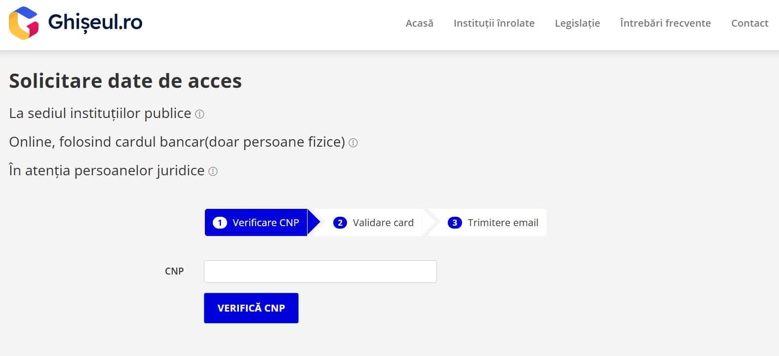 Ghid pentru persoanele fizice: Cum se creează un cont pe platforma ghișeul.ro
