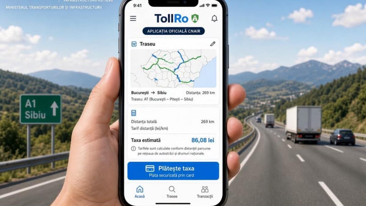 Sistemul TollRo este din nou funcțional după incidentul tehnic de vineri