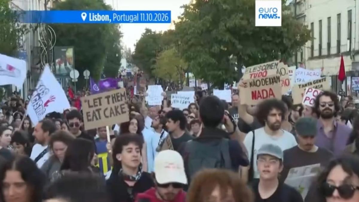 Proteste masive în Portugalia din cauza crizei locuințelor și a costului vieții