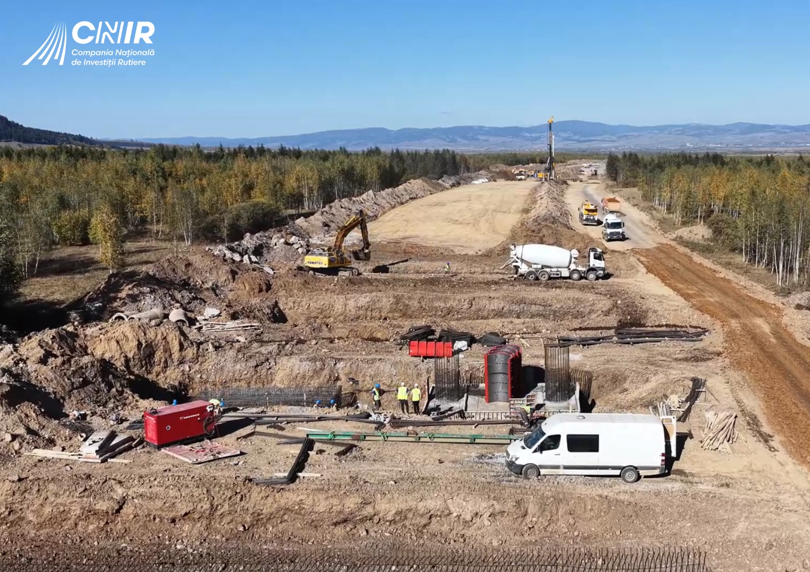 Lucrările la autostrada A8 în județul Harghita: Detalii despre progresul lotului Joseni–Ditrău
