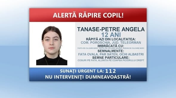 Alți doi suspecți în cazul răpirii unei fete de 12 ani din Teleorman au fost reținuți de poliție