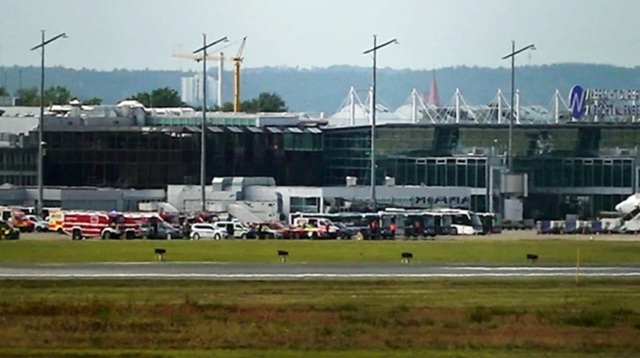 Trafic aerian întrerupt pe Aeroportul din Nürnberg din cauza unei urgențe în zbor și a unor drone