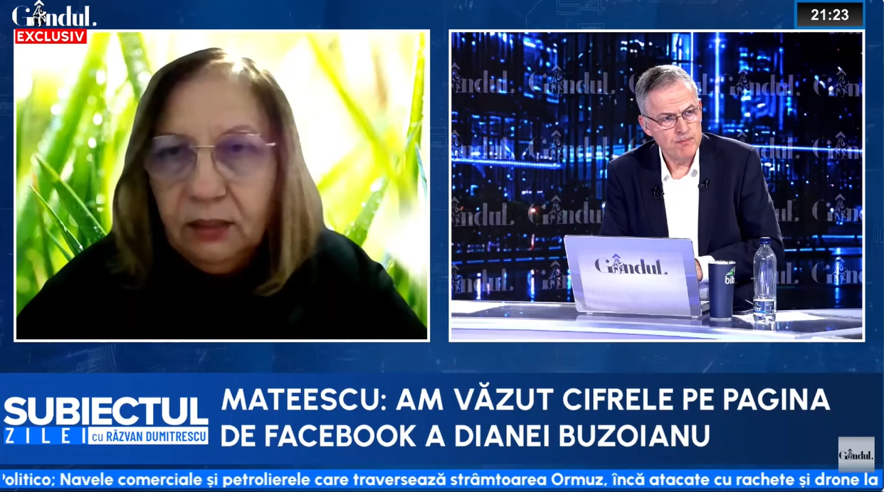 Elena Mateescu, șefa ANM, susține că a fost amenințată pentru că să renunțe la funcție